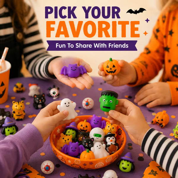 🔥Last Day 50% OFF - 🎃 30PCS Halloween Mochi Squishy Toys