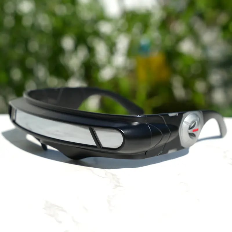 X-Energy Cyberpunk Future Hero Visor Sunglasses, Cosplay Eyewear for Festival Party Game