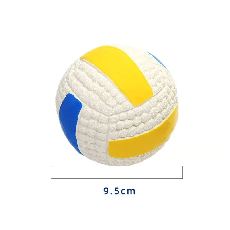 Sports Ball Dog Chew & Fetch Toy | Football, Soccer, Volleyball, Baseball
