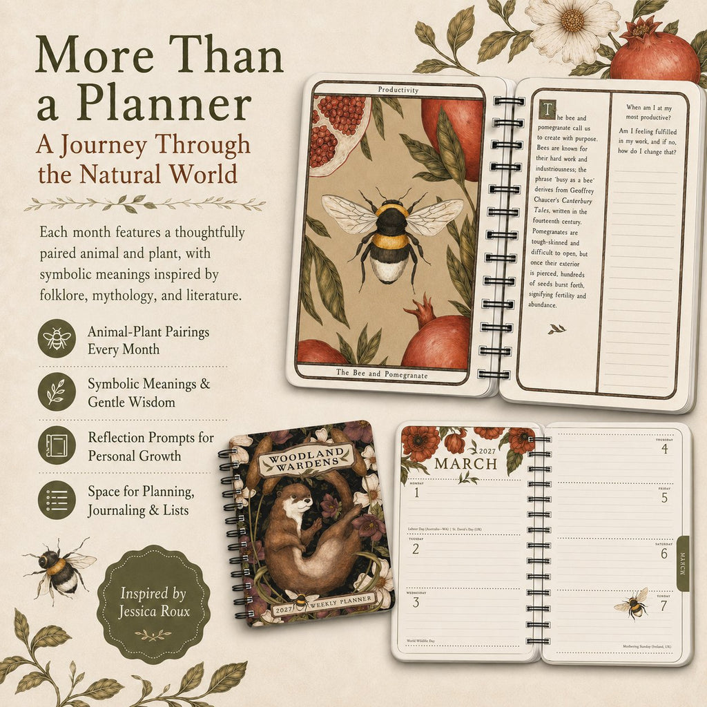 🌙Woodland Warden 2027 Planner – A Year of Nature's Wisdom & Intention