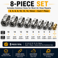 🎉50% OFF Heavy-Duty Truck/RV Air Line Fitting Kit (8-Piece Set)