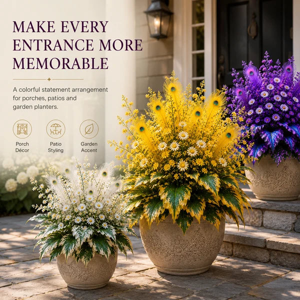 🌿🔥 Peacock Flame Hosta Seeds – Vibrant Multicolor Foliage for Gardens, Patios & Planters 🦚