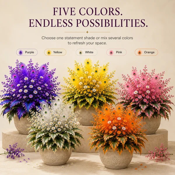 🌿🔥 Peacock Flame Hosta Seeds – Vibrant Multicolor Foliage for Gardens, Patios & Planters 🦚