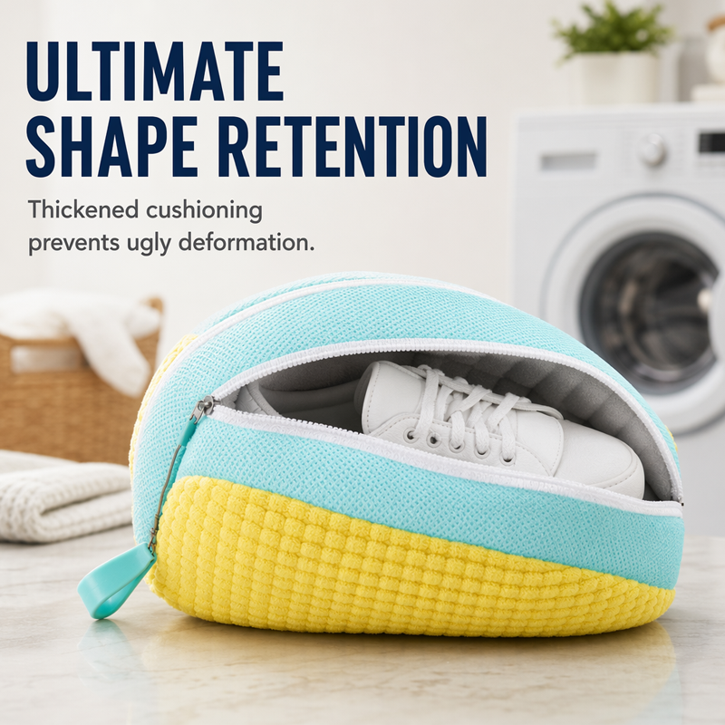 🧺 Reusable Shoe Washing Machine Bag — Protect & Clean Your Shoes 👟