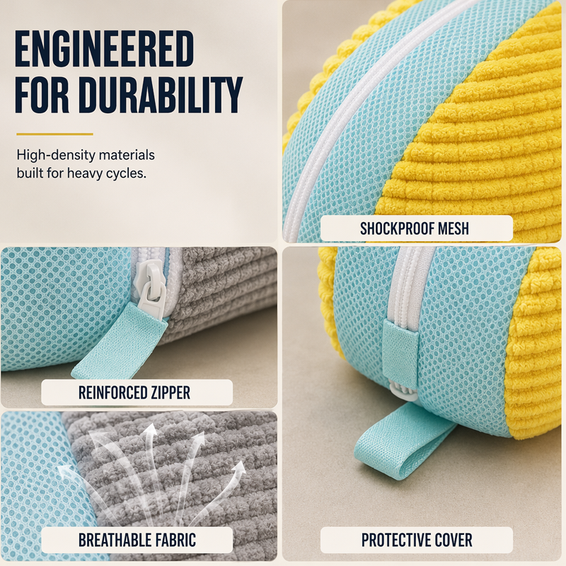 🧺 Reusable Shoe Washing Machine Bag — Protect & Clean Your Shoes 👟