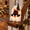 🐧🎄Playful Penguin Snowy Stair Railing Decor - Perfect Christmas Home Decor❄️
