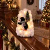 🐧🎄Playful Penguin Snowy Stair Railing Decor - Perfect Christmas Home Decor❄️