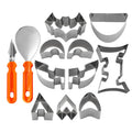 🎃Halloween Pumpkin Carving Kit – 12/24-Piece Family DIY Set