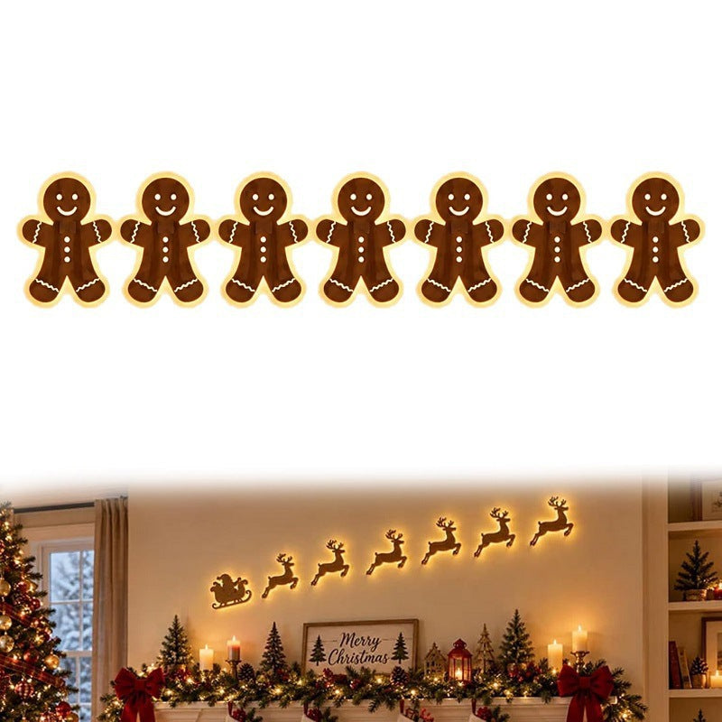 🦌🎅 LED Reindeer Wall Decorations - Festive Christmas Lighting ❄️