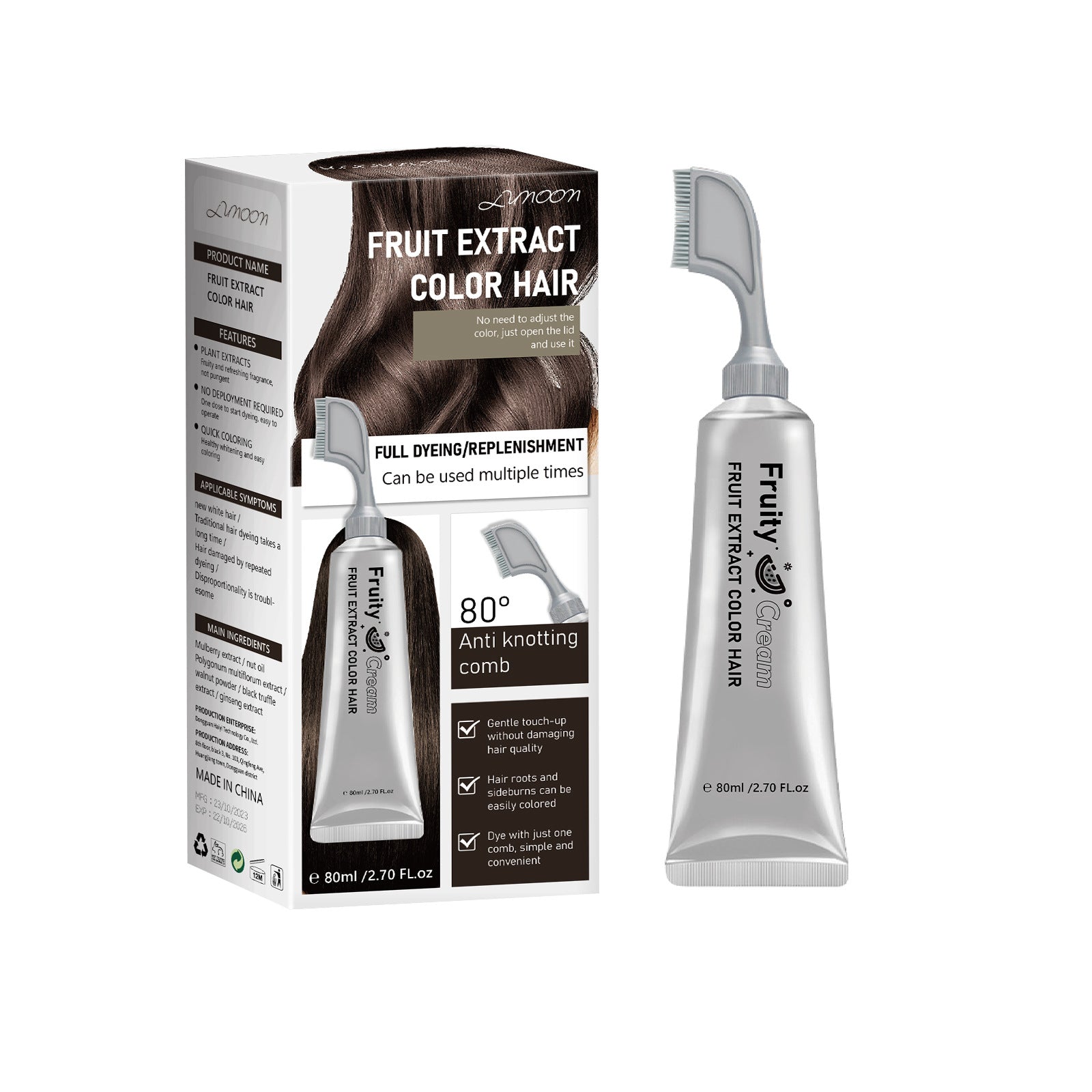 ⭐2026 USA Sale: Up to 50% OFF -🌿Hair Dye Cream for Gray Coverage – Salon-Quality Color At Home