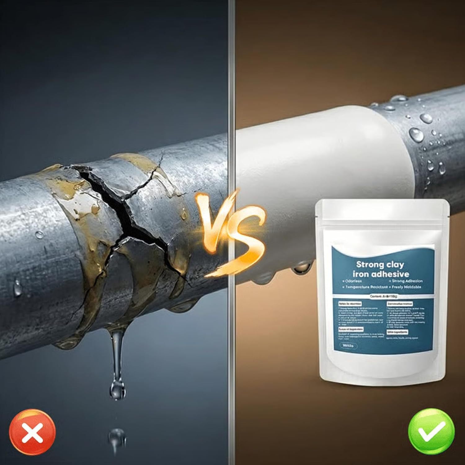 ⭐2026 USA Sale: Up to 50% OFF -🔥Waterproof Heat-Resistant Epoxy Putty Repair Kit