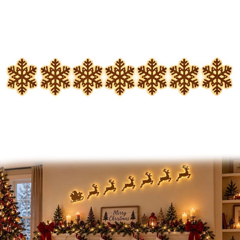 🦌🎅 LED Reindeer Wall Decorations - Festive Christmas Lighting ❄️