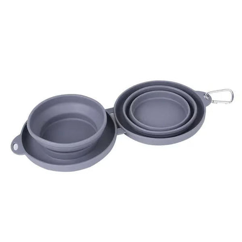Collapsible Travel Dog Bowl Set