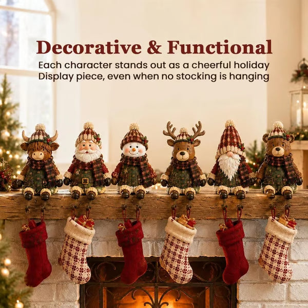 🎄Christmas Flash Sale 🔥 50% OFF!🔥 - Christmas Stocking Holder Shelf Sitters