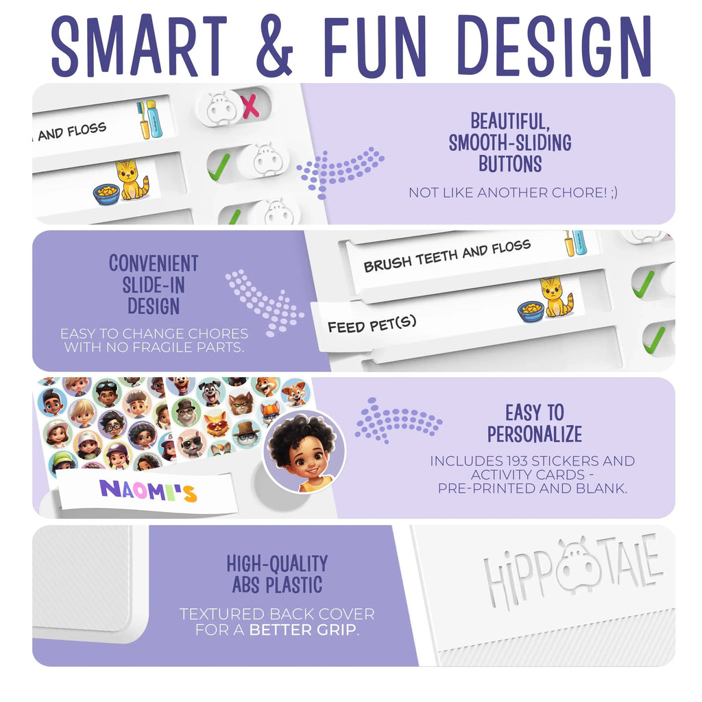 Magnetic Kids Daily Routine & Chore Chart – Visual Task Board with 120 Activity Cards, Stickers & Icons