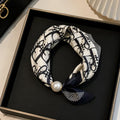 🔥2026 TOP SALE ✨ Effortless Glamour: Pop-On Pearl Necklace Scarf 🧣