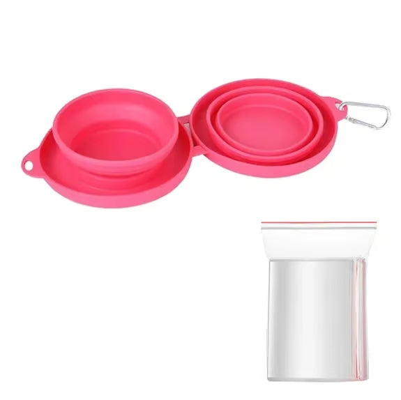Collapsible Travel Dog Bowl Set