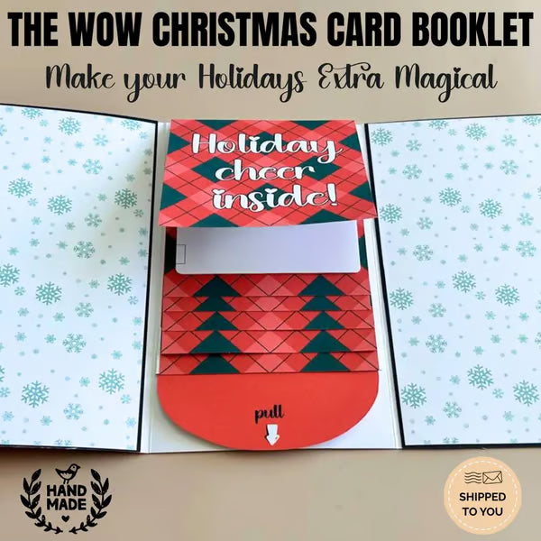 ⏰LAST DAY 50% OFF - 2026 New🎅🎁 Waterfall Christmas Gift Card Booklet 💳✨