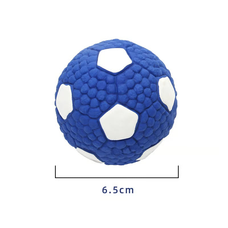 Sports Ball Dog Chew & Fetch Toy | Football, Soccer, Volleyball, Baseball
