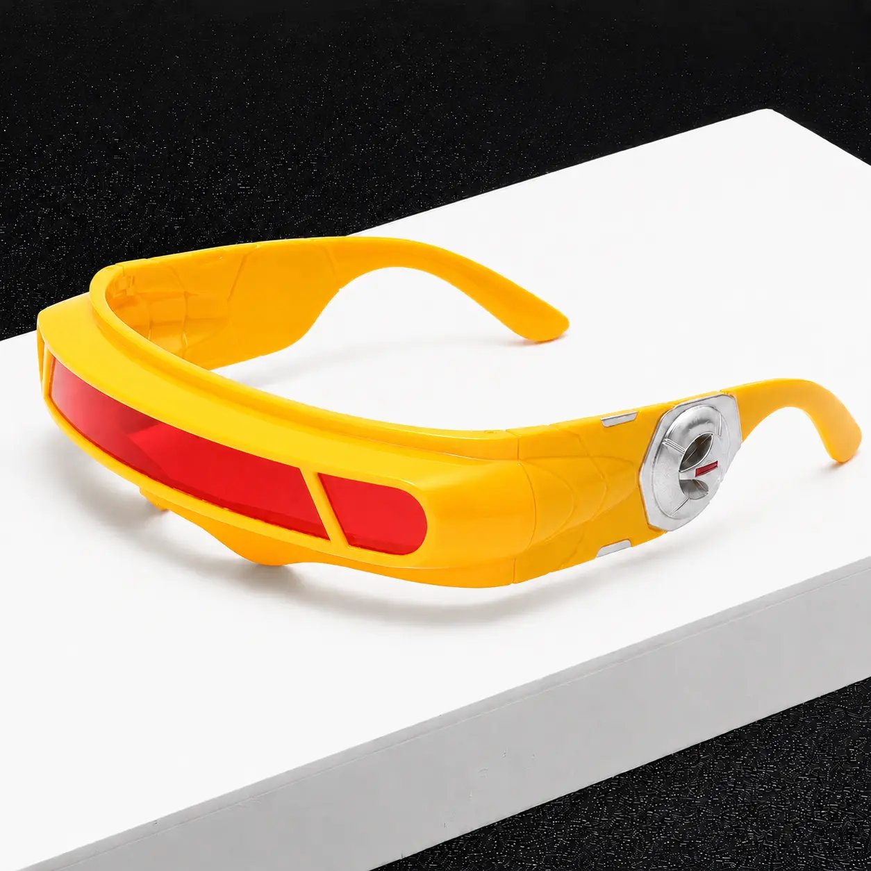 X-Energy Cyberpunk Future Hero Visor Sunglasses, Cosplay Eyewear for Festival Party Game
