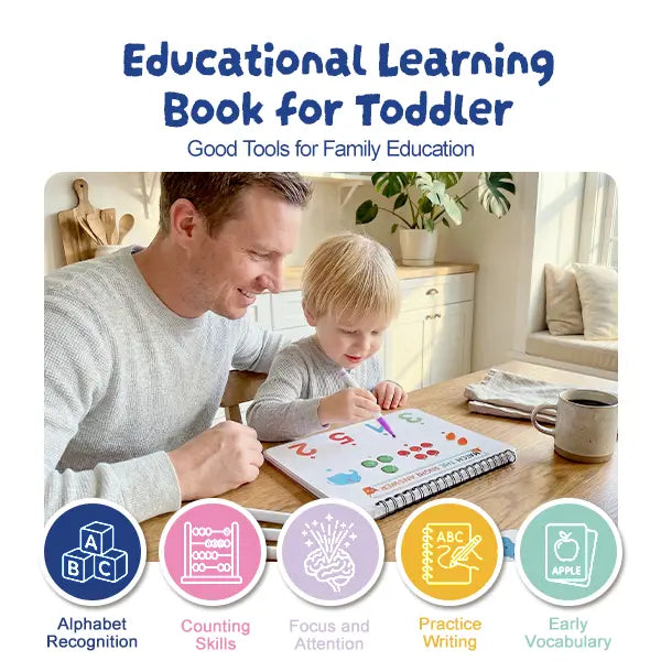 📚👶Mallify Montessori Busy Book for Kids – 30 Learning Activities🎨