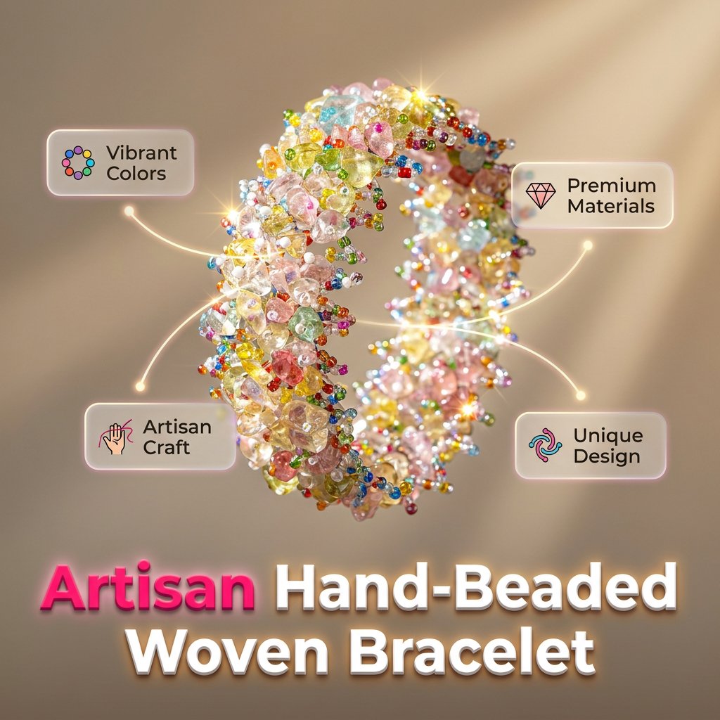 ⭐2026 USA Sale: Up to 50% OFF -🔥Artisan Hand-Beaded Woven Bracelet