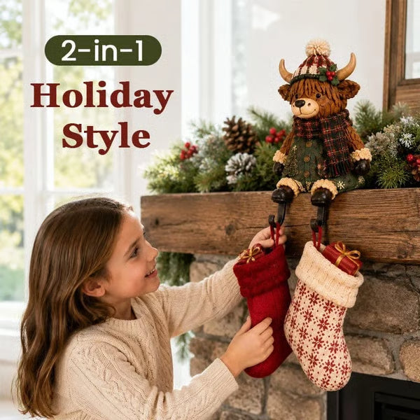 🎄Christmas Flash Sale 🔥 50% OFF!🔥 - Christmas Stocking Holder Shelf Sitters