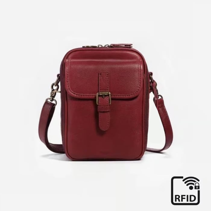 ⭐2026 USA Sale: Up to 50% OFF -🔥Crossbody Leather RFID Bag(🎁Buy 2 Free Shipping)
