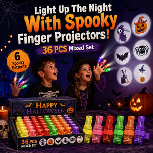 🎃 Halloween Pattern Finger Projector Lights
