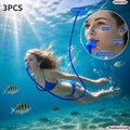 Anti-Choke Leak-Proof Silicone Snorkel Gear, Single/Dual Head for Adults & Beginner Swimmers
