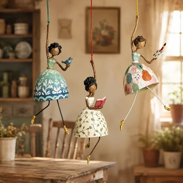 💃 🌸 Let Your Space Dance — 🎐 ✨ Whimsical Dancing Lady Hanging Ornament