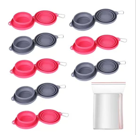 Collapsible Travel Dog Bowl Set
