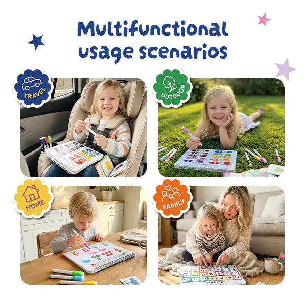 📚👶Mallify Montessori Busy Book for Kids – 30 Learning Activities🎨