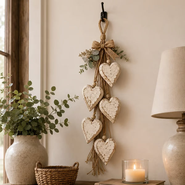 🌊🤎Hanging Heart Wall Decor