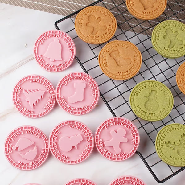 🍪 🎄 Festive Christmas Cookie Mold Set