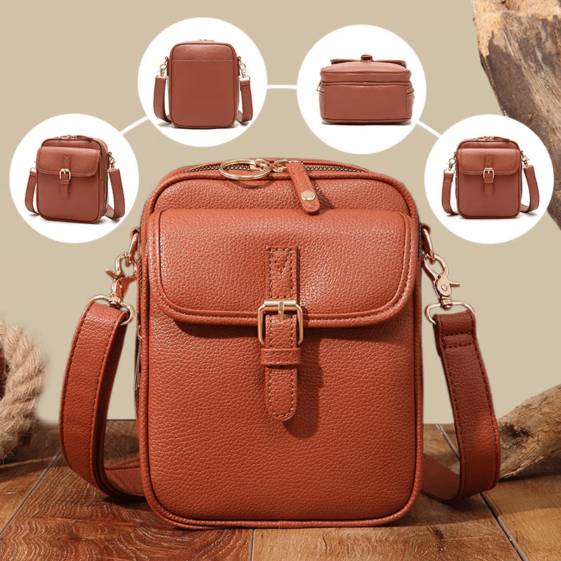 ⭐2026 USA Sale: Up to 50% OFF -🔥Crossbody Leather RFID Bag(🎁Buy 2 Free Shipping)
