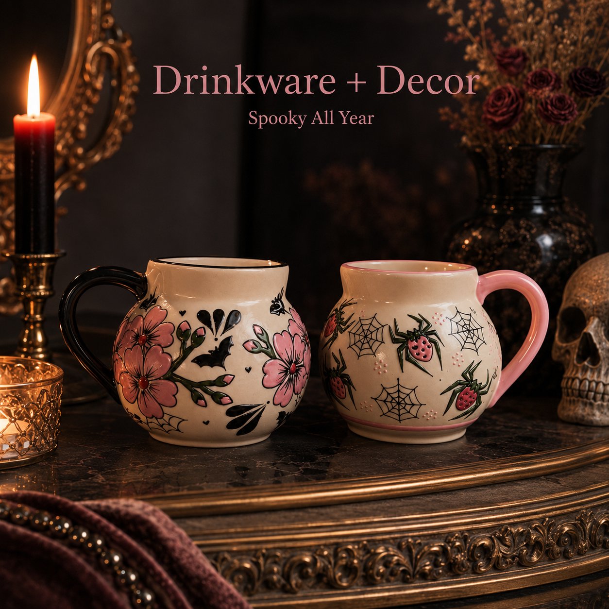 ⭐2026 USA Sale: Up to 50% OFF -☕Spooky Talavera Mug(📦Buy 2 Free Shipping)
