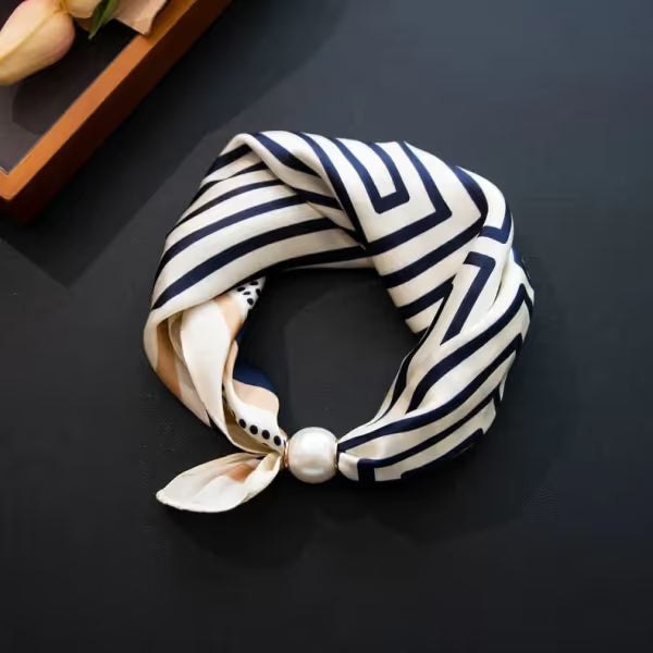 🔥2026 TOP SALE ✨ Effortless Glamour: Pop-On Pearl Necklace Scarf 🧣