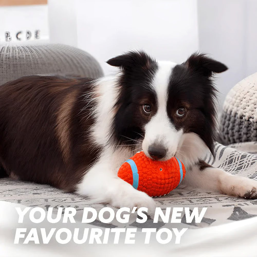 Sports Ball Dog Chew & Fetch Toy | Football, Soccer, Volleyball, Baseball