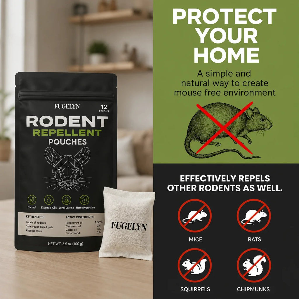 🔥Rodent Repellent Bag|Place FUGELYN Where Mice Enter — Help Keep Storage Areas Protected