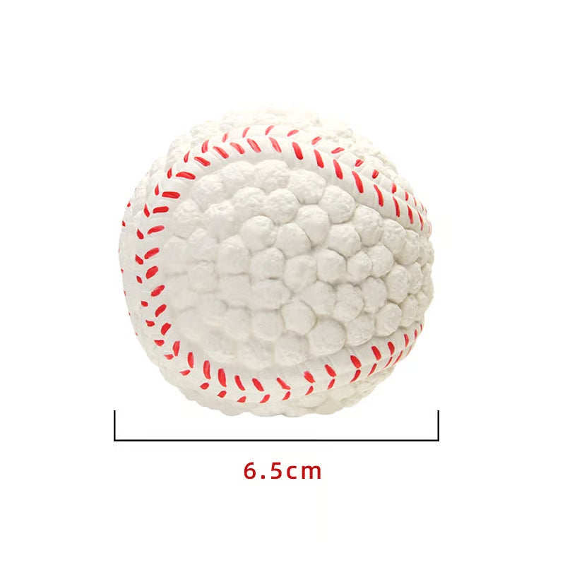 Sports Ball Dog Chew & Fetch Toy | Football, Soccer, Volleyball, Baseball