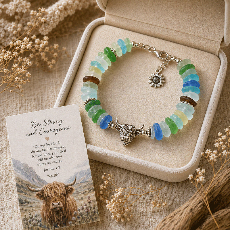 ⭐2026 USA Sale: Up to 50% OFF -🐢Sea Glass Blessing Bracelet