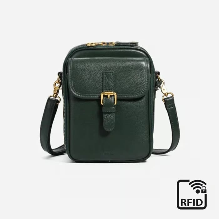 ⭐2026 USA Sale: Up to 50% OFF -🔥Crossbody Leather RFID Bag(🎁Buy 2 Free Shipping)