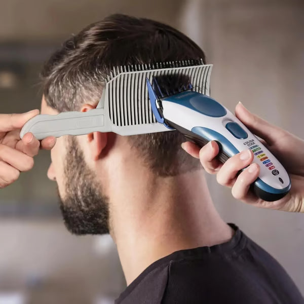 4-Piece Home Haircut Guide Kit – Adjustable Silicone Hair Cutting Guide for Cleaner Lines & Easier Trimming