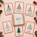 🎄🧵 Christmas String Art Greeting Card DIY Kit – 6-Piece Stitching Set