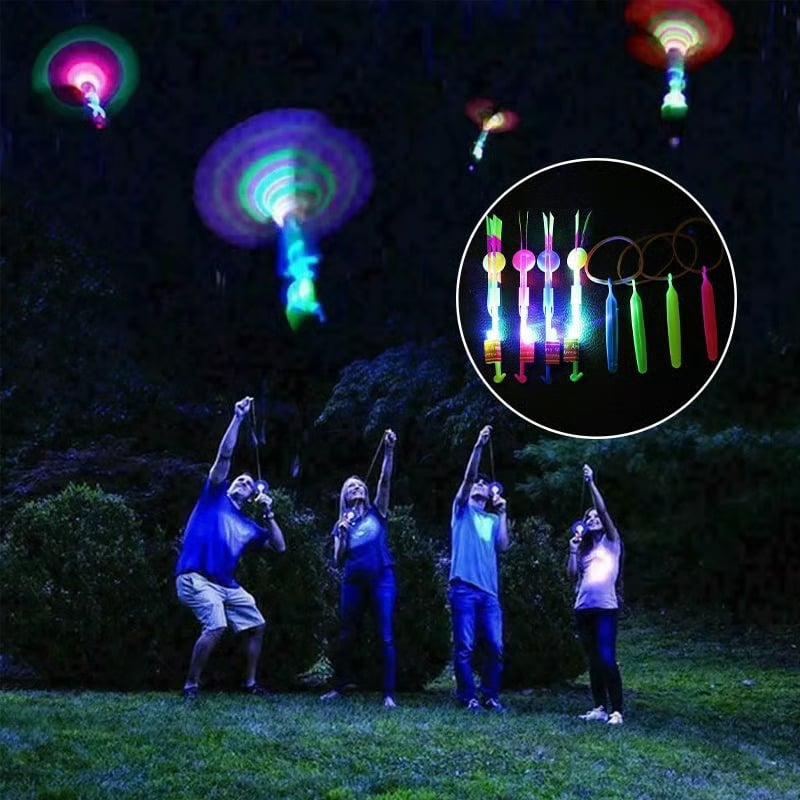 Illuminated Slingshot Flying Arrow