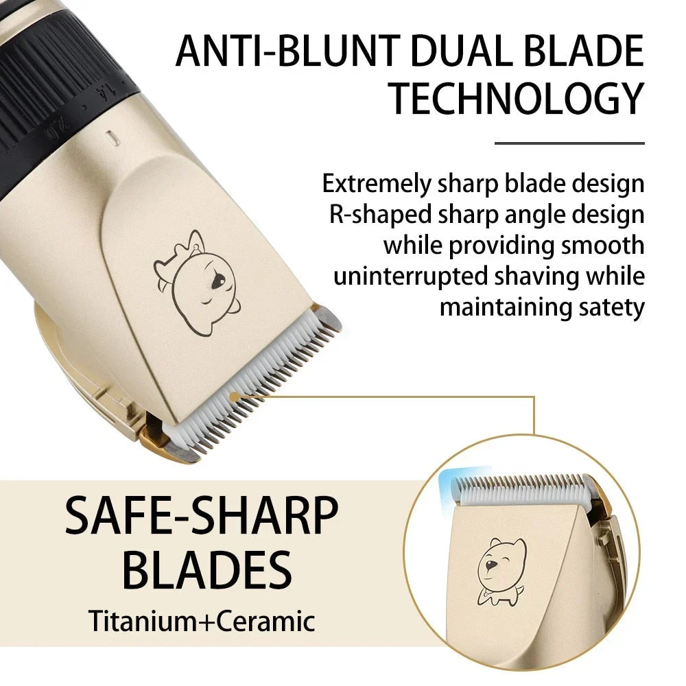 Silent Pro Cordless Pet Clipper Kit