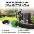 ✨AC Drain Line Cleaner Tool -⚡Clears stubborn AC drain clogs in minutes(🔥Fit for most residential HVAC drain lines)